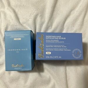 Bush balm ingrown hair oil and exfoliating scrub